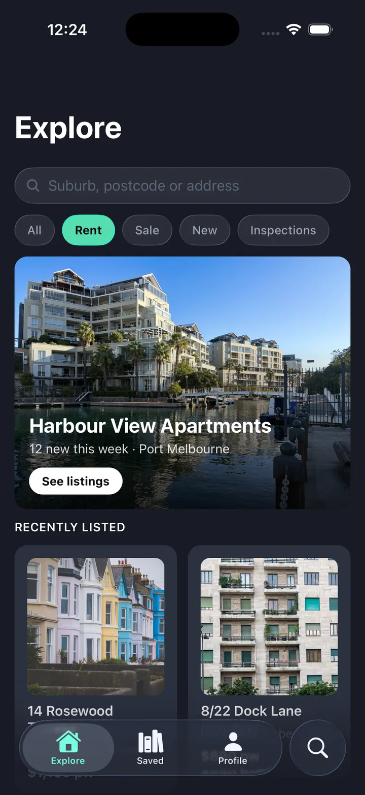 Listings & stays — Explore